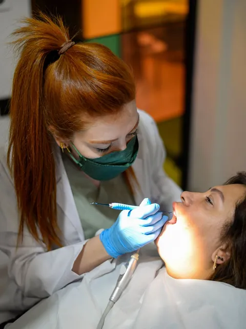 A Dentakay dentist treating a patient