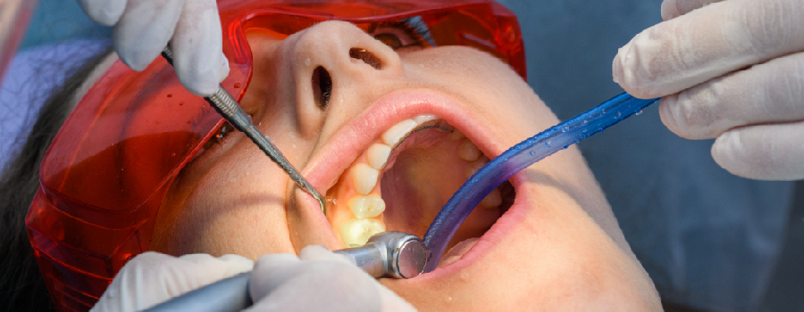 Dental crown repair procedure