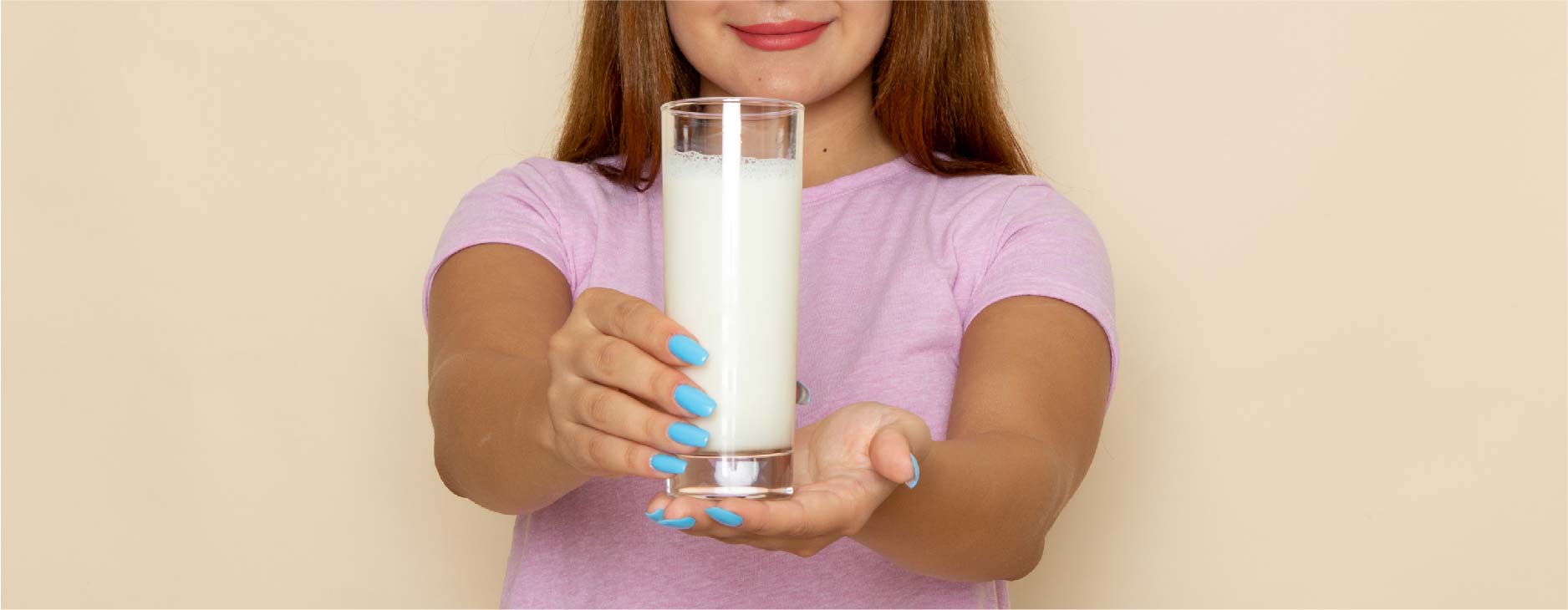Connection between milk and implant healing